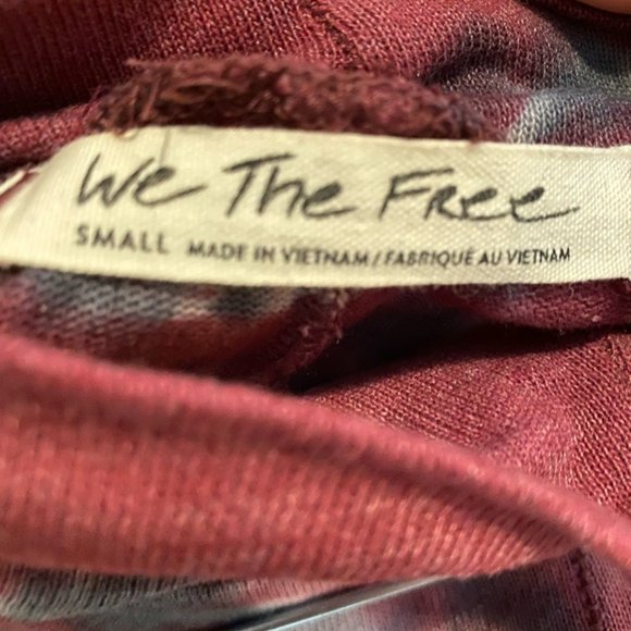 Free people tie dye mock neck long sleeve - Picture 3 of 3